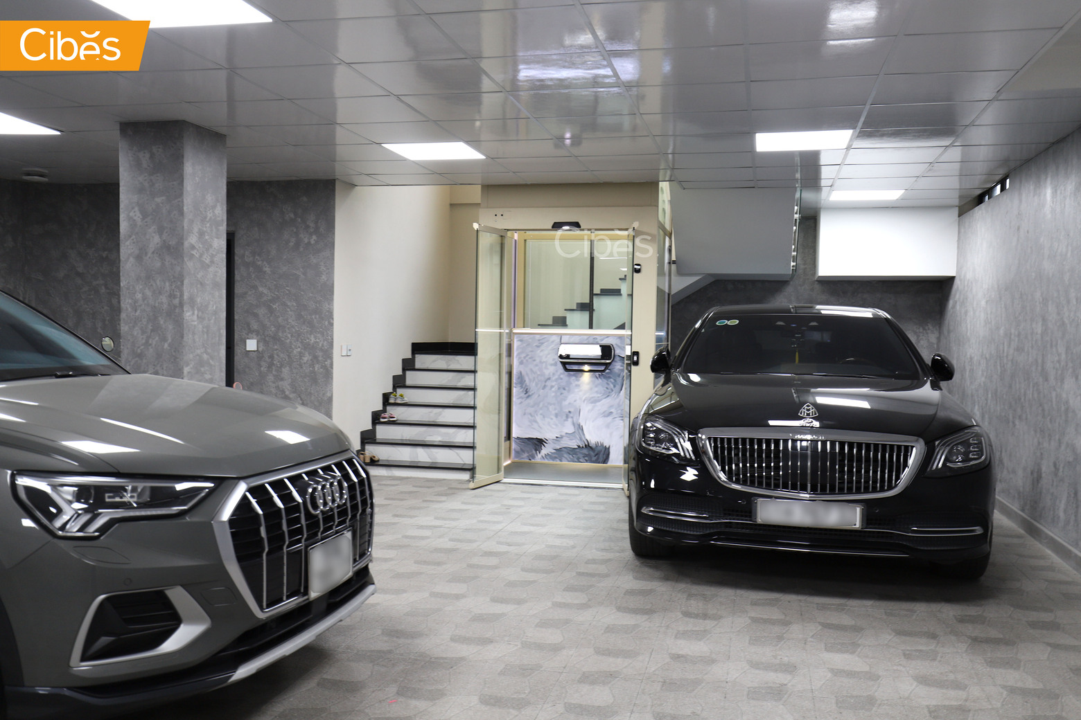 Bình Tân, TP HCM - Voyager V80i Galaxy lắp đặt giữa thang bộ